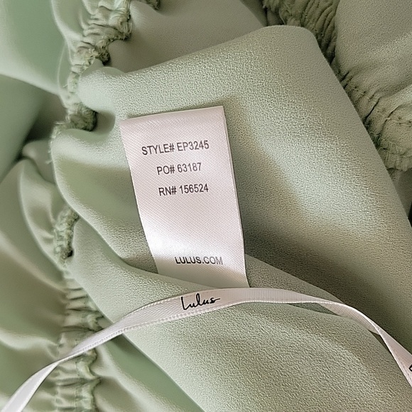 Lulus Women's Lime Green Plisse Sleeveless Wide-Leg Jumpsuit Size L - Picture 13 of 16